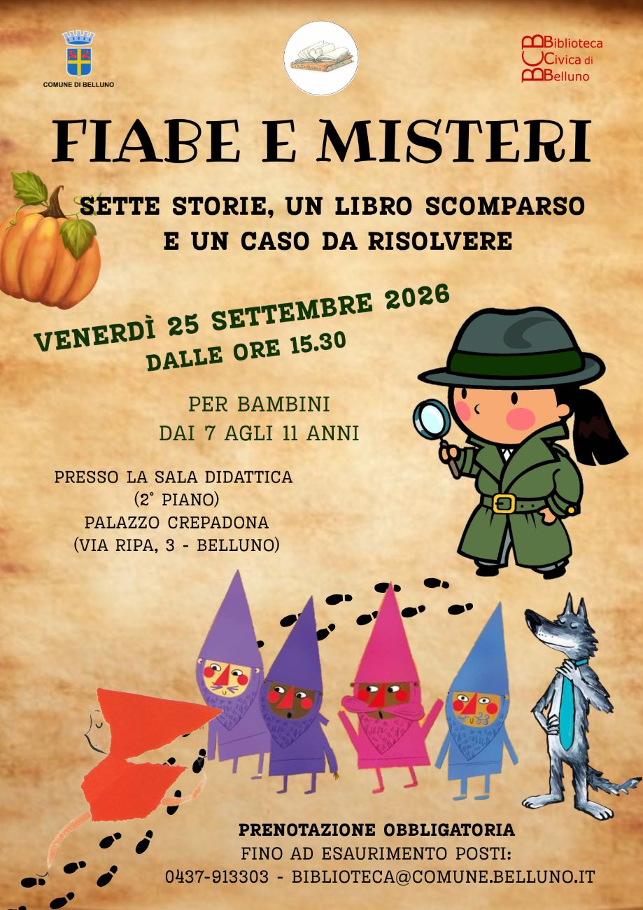 Fiabe e misteri: sette storie, un libro scomparso e un caso da risolvere