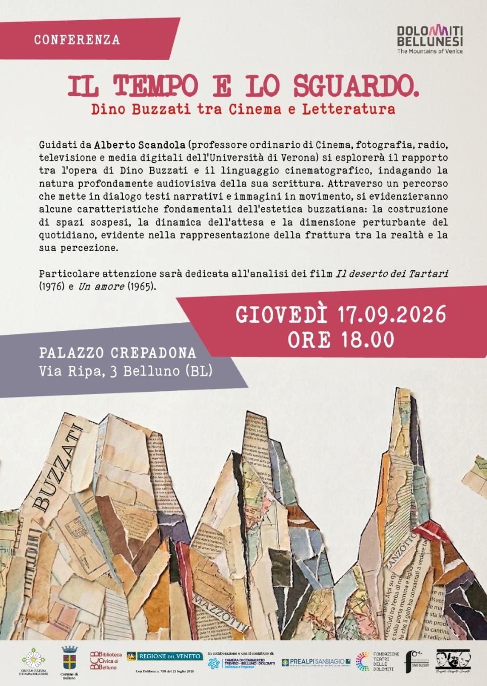 Il tempo e lo sguardo. Dino Buzzati tra Cinema e Letteratura
